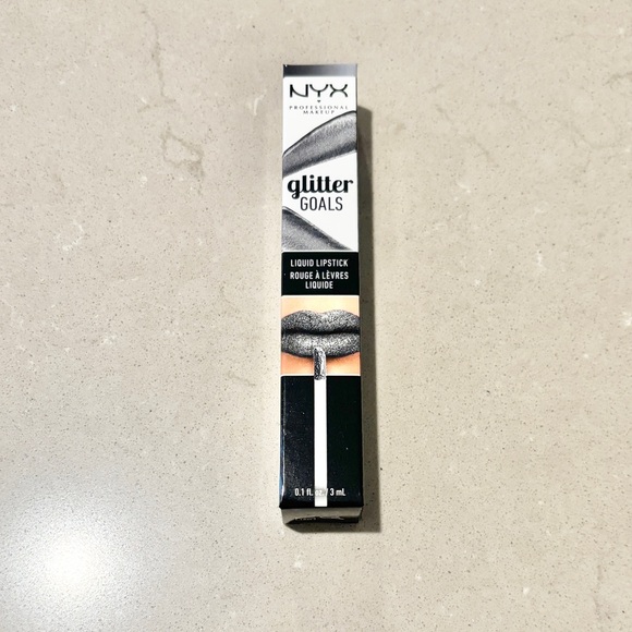 NYX Other - NYX Alienated Glitter Goals Liquid Lipstick Silver Metallic NEW